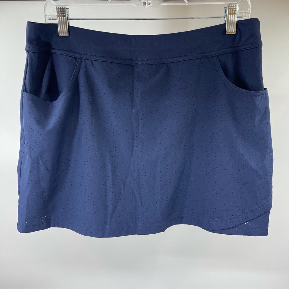 Callaway golf skirt/skort size large L navy blue pockets